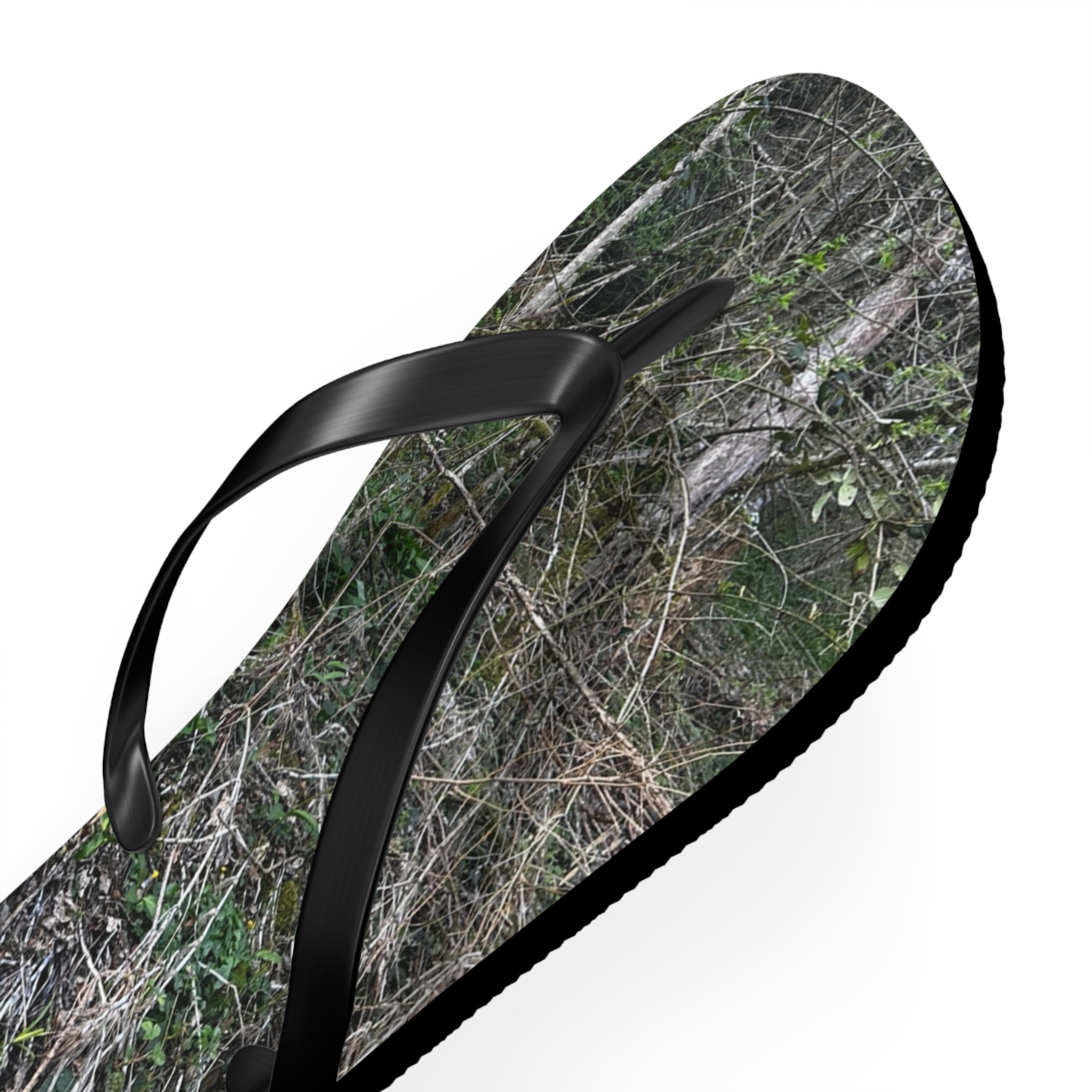 Forest flip flops