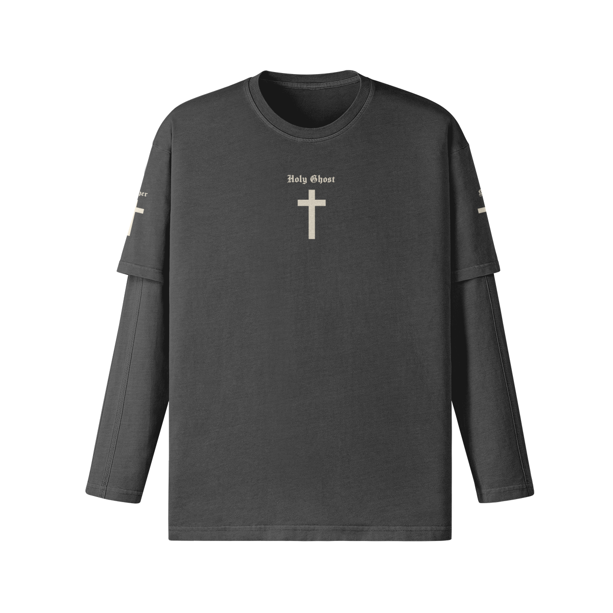 HOLY TRINITY LAYERED LONGSLEEVE